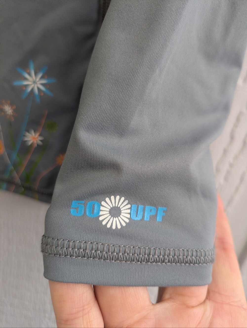NRS Gray UPF 50 Rashguard - Picture 4 of 7